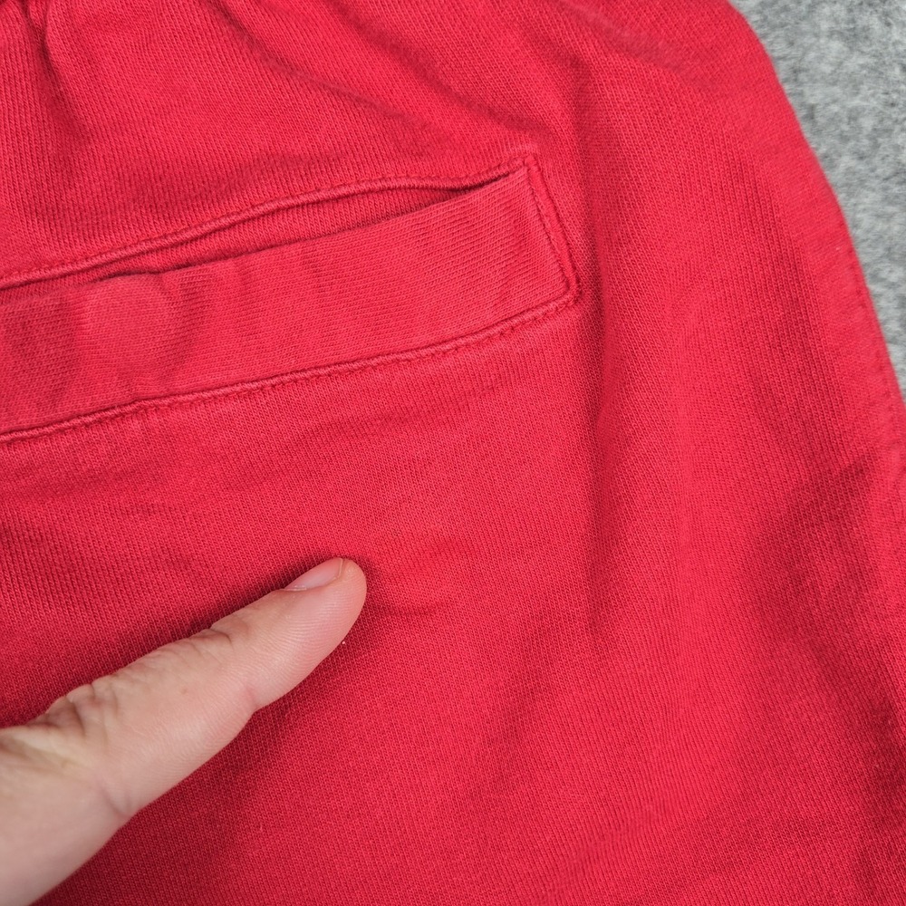 Air Jordan Men's XL Shorts Red Black Spell Out Athletic Basketball Hoop Shorts - Picture 12 of 12